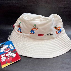 NEW Levi's x Disney Mickey & Friends Reversible Bucket Hat Adult Large